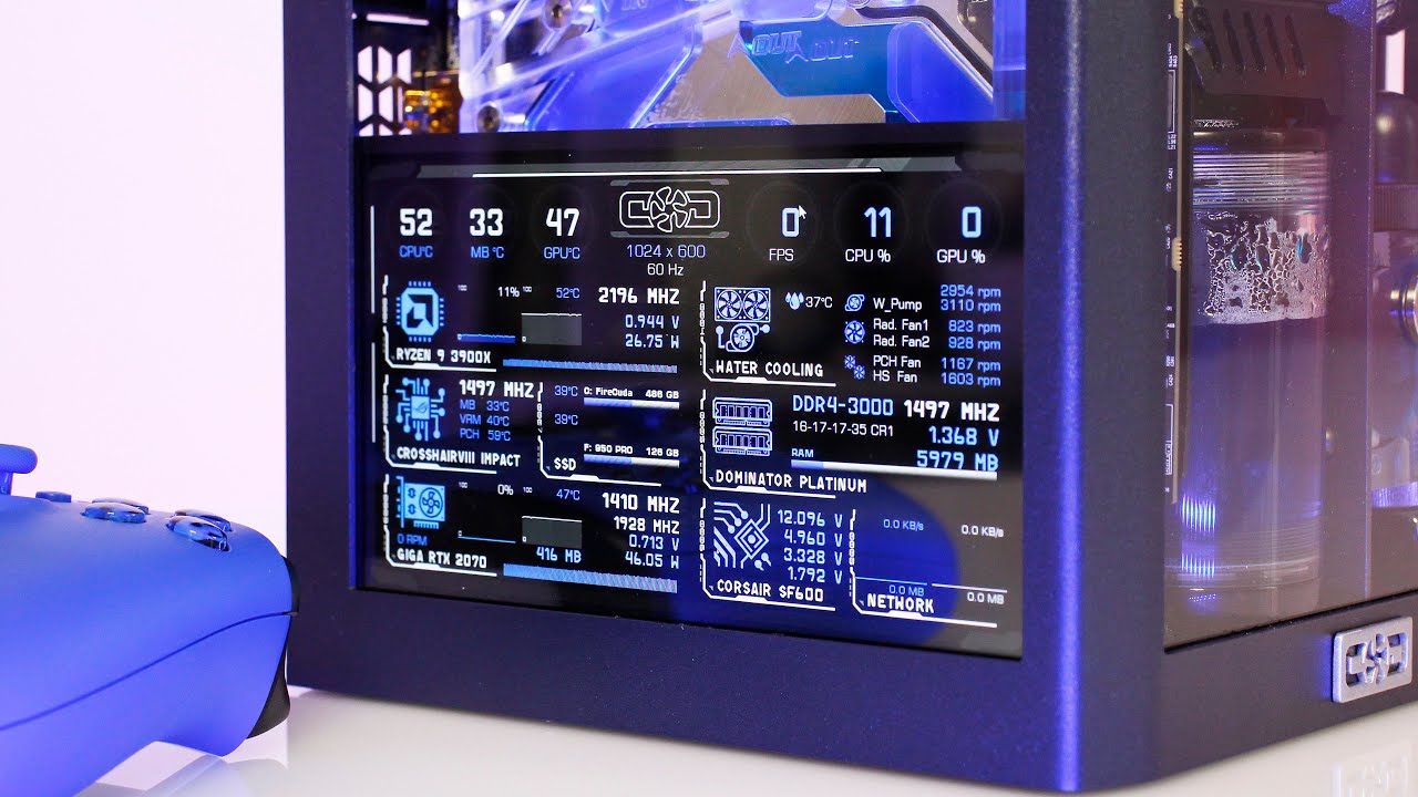 Дисплей для Моддинг Проекта / SensorPanel AIDA64