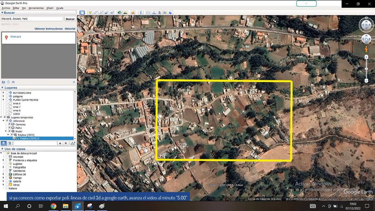 Como importar imagen satelital a Civil 3d desde Google Earth