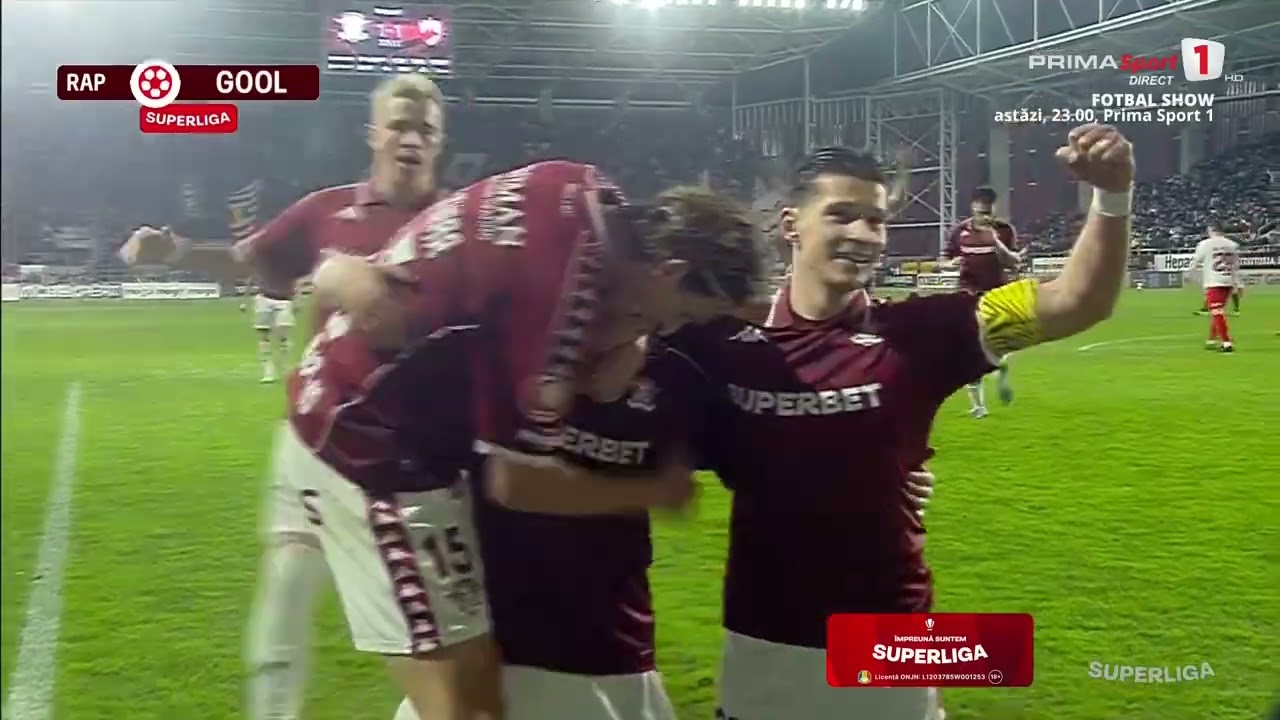 GOOL Rapid. Giuleştenii egalează cu noroc pe finalul reprizei