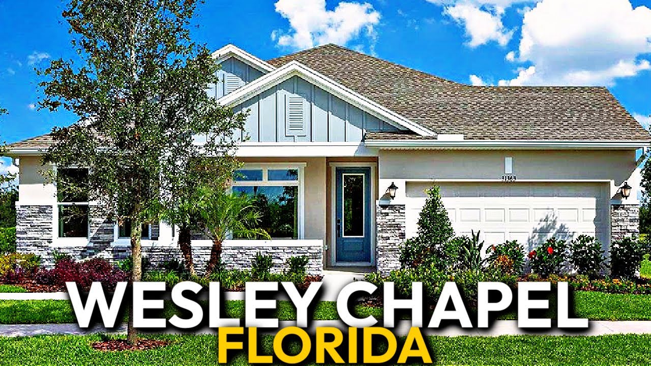 Inside A GORGEOUS New Home For Sale In Tampa With A Bold Color Scheme | Wesley Chapel Florida