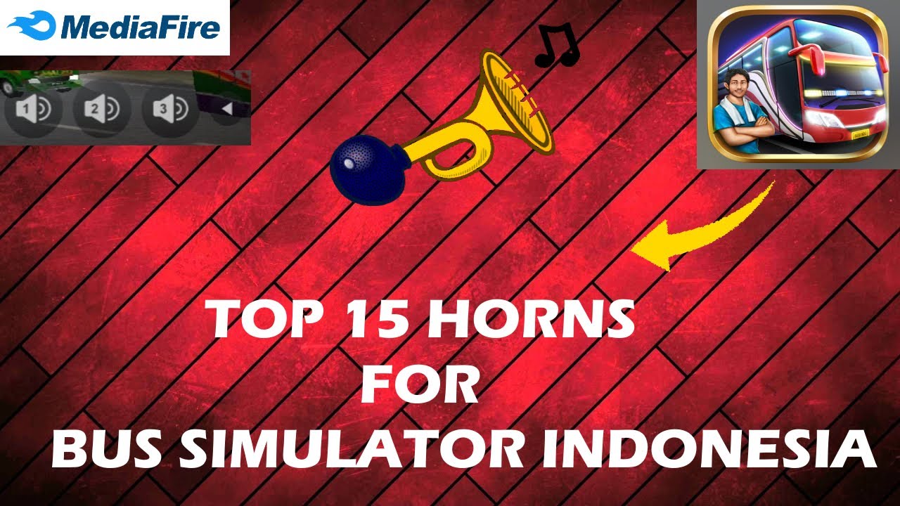 Top 15 Indian Horns For Bus simulator Indonesia V3.6 || Best bussid horns || Horns For Bussid