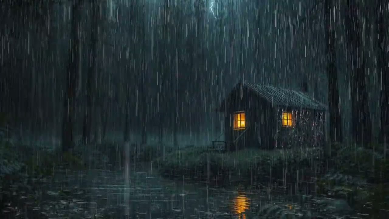 Night Rainstorm ASMR Sleep | Deep Sleep Rain Sounds for Relaxation, Comfort, and Quiet Rest