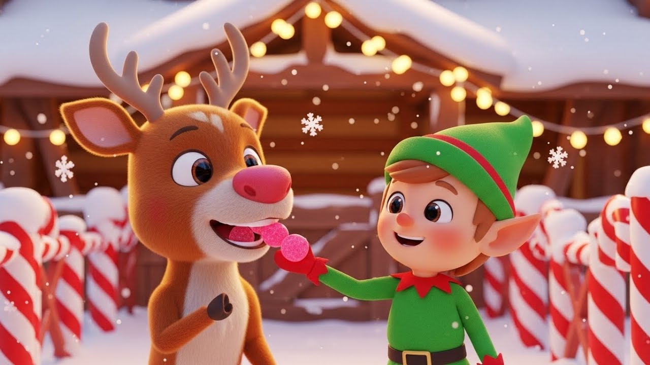 Santa’s Color Train Song for Kids | Colors Song, Christmas Nursery Rhyme, Baby Songs & Kids Music