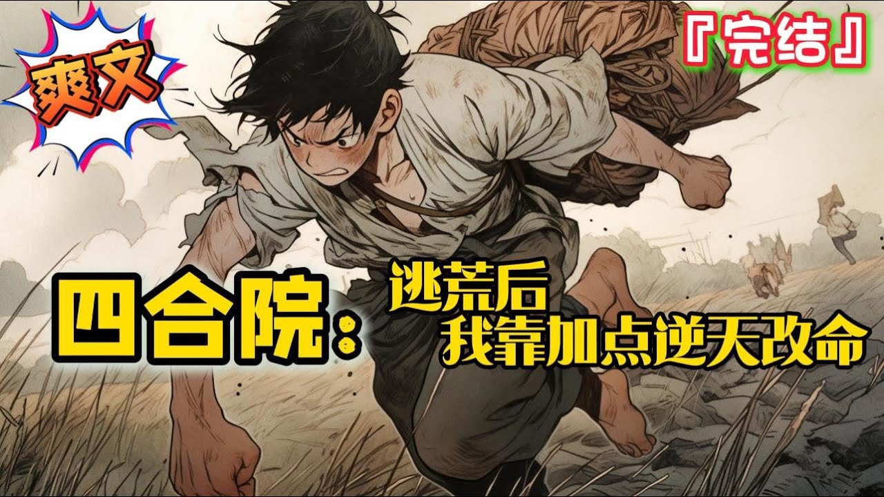 完结《四合院：逃荒后我靠加点逆天改命》穿越1948年，成为四九城逃荒少年，觉醒加点系统… #爽文 #小说 #穿越 #抗日 #一口气看完 #有聲書 #有声小说 #完结文 #热血 #有声书 #抗戰 #完結