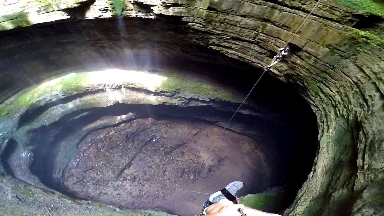 #Rappelling into the #NeversinkPit