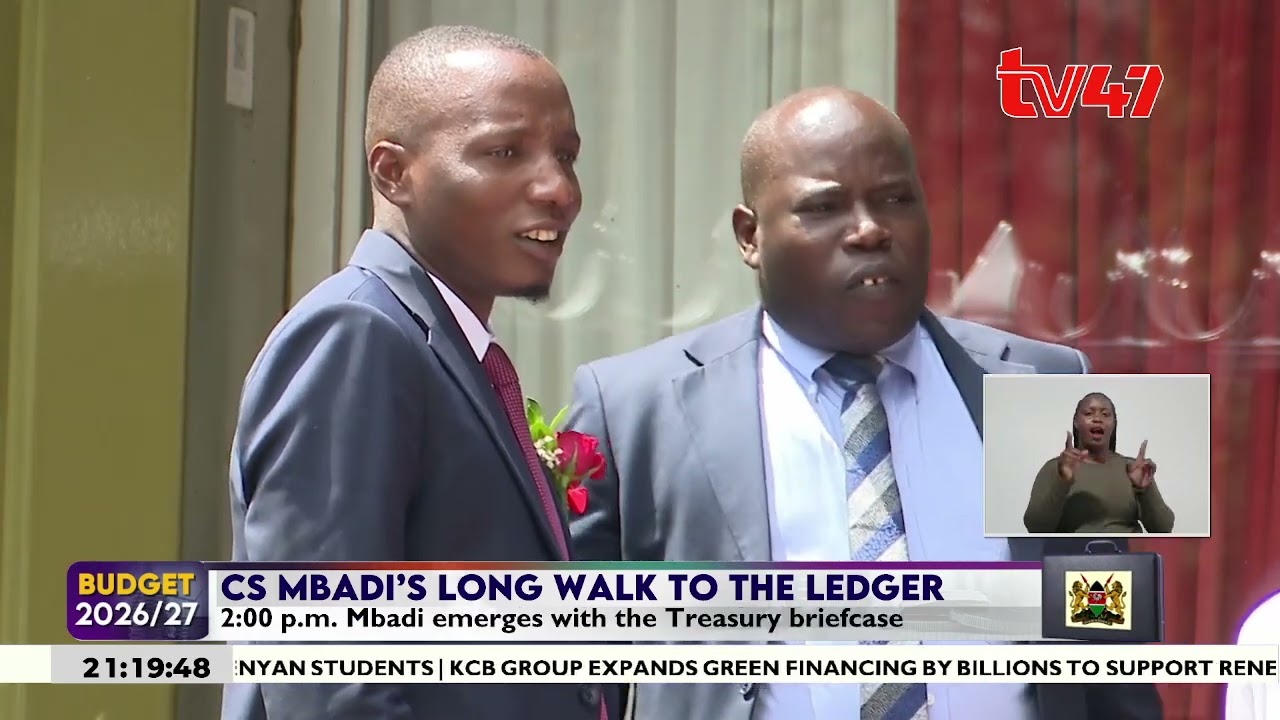 Heavy security deployment as CS Mbadi heads to Parliament Buildings to address the 13th Parliament