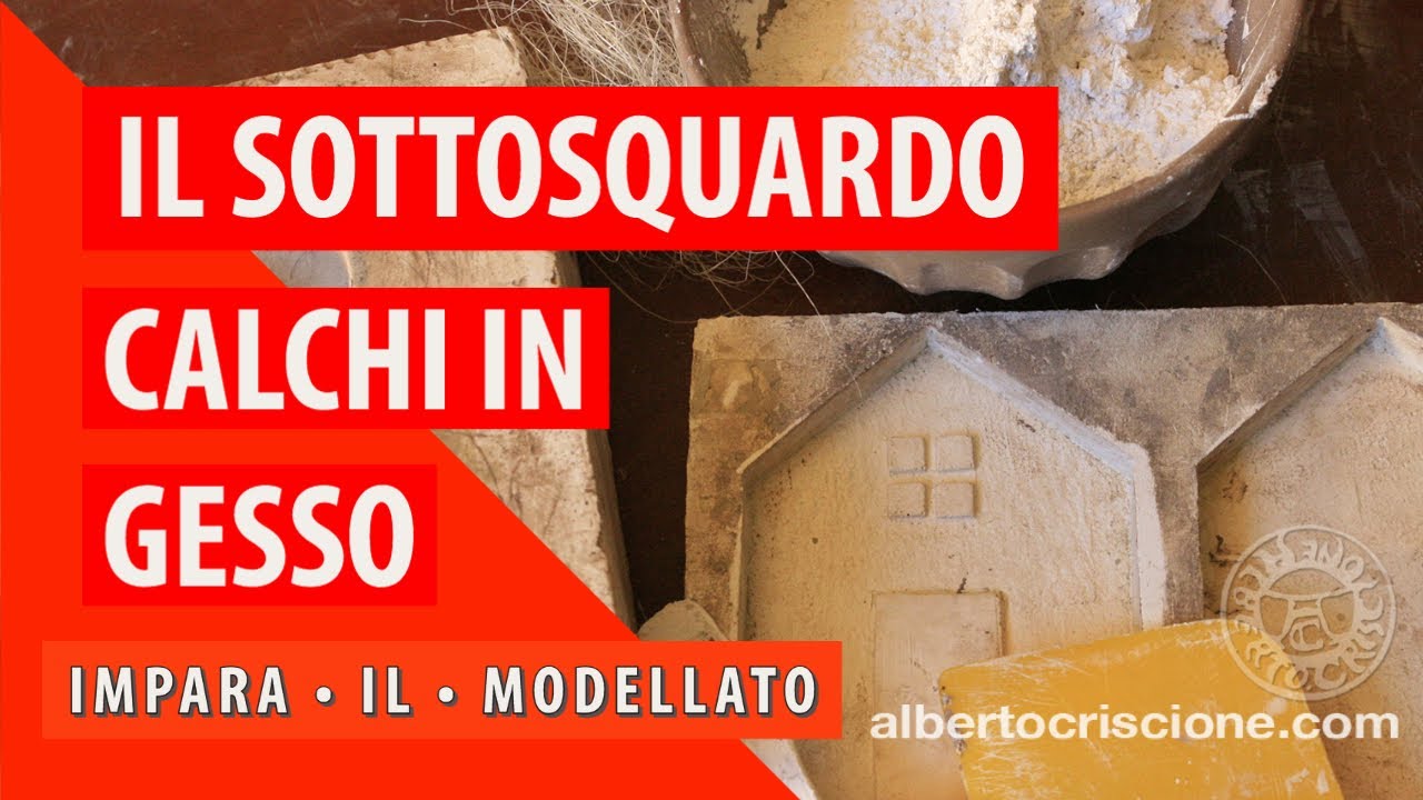 CALCHI IN GESSO: il sottosquadro, questo sconosciuto &bull; IMPARA IL MODELLATO