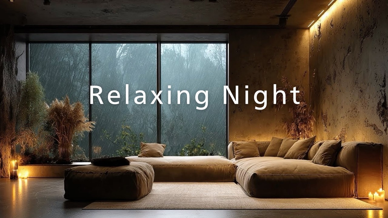 Relaxing Night Rain: Gentle Guitar Lo-fi for Deep Sleep