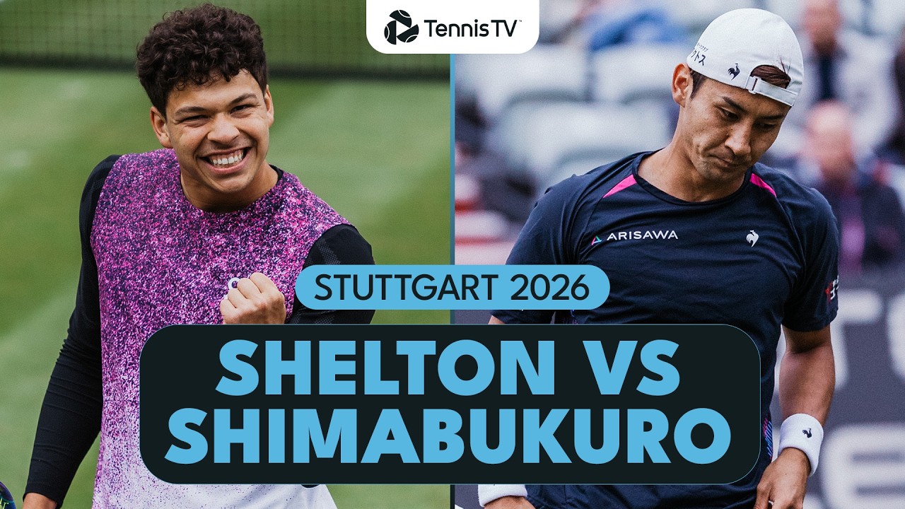 Ben Shelton se enfrenta a Sho Shimabukuro en los cuartos de final a dos d&iacute;as | Resumen de Stuttga...