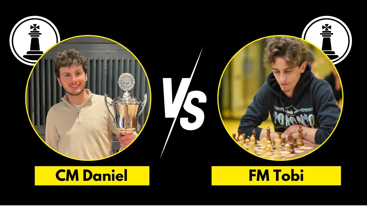 FM Tobi vs CM Daniel (Matt auf dem Brett!) | SchachmattTV Duell