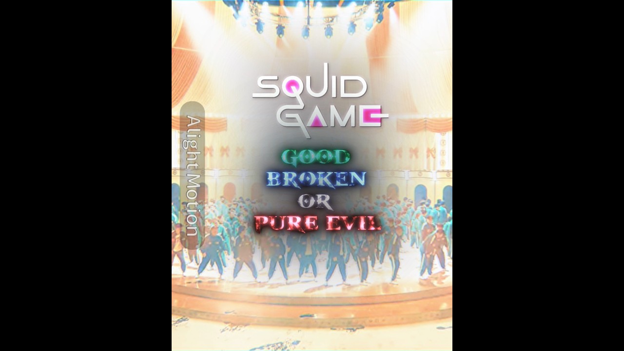 Characters Who Are Good/Broken/Evil-Squid Game edit|After Dark x Sweater Weather-Cole Russo(slowed)