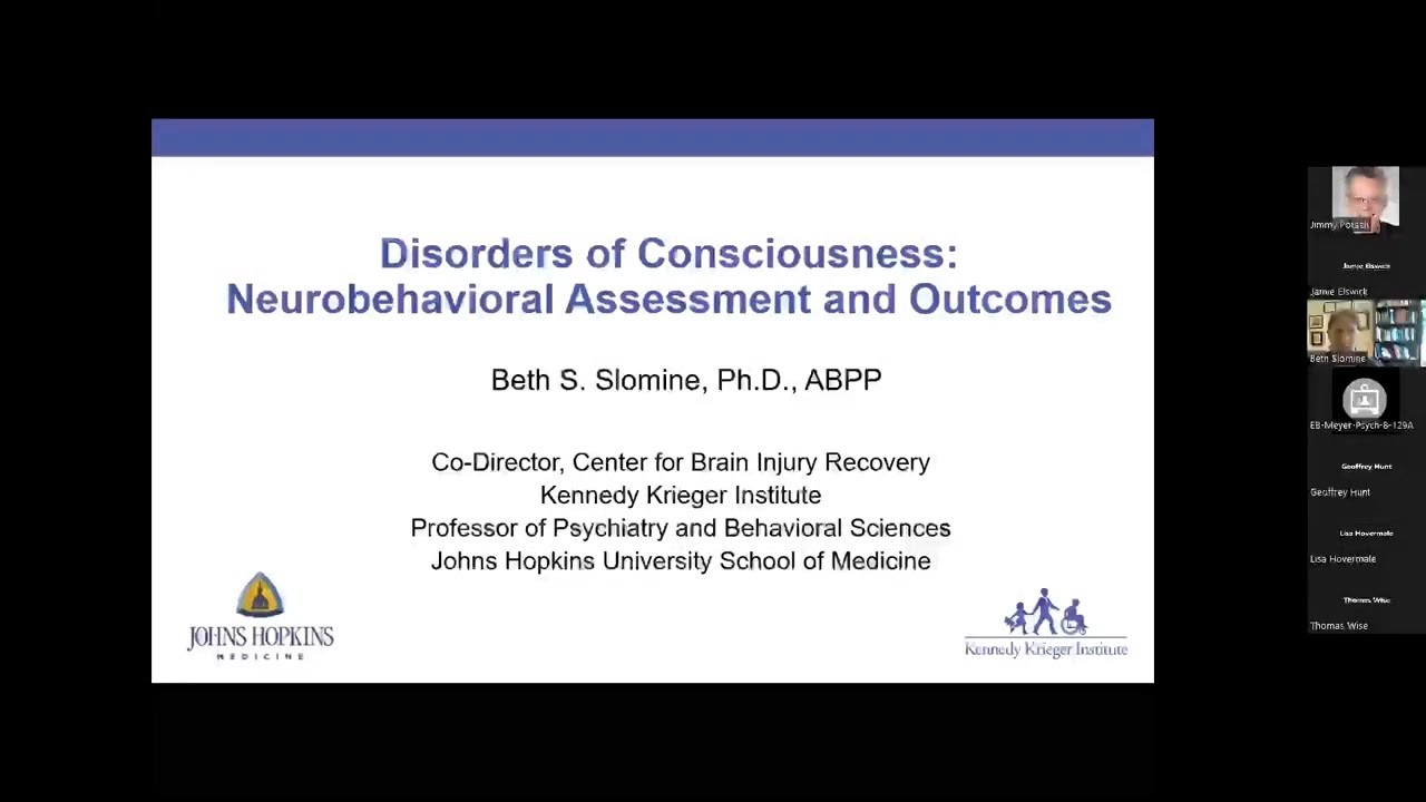 Johns Hopkins Psychiatry Grand Rounds | Beth Slomine, Ph.D.