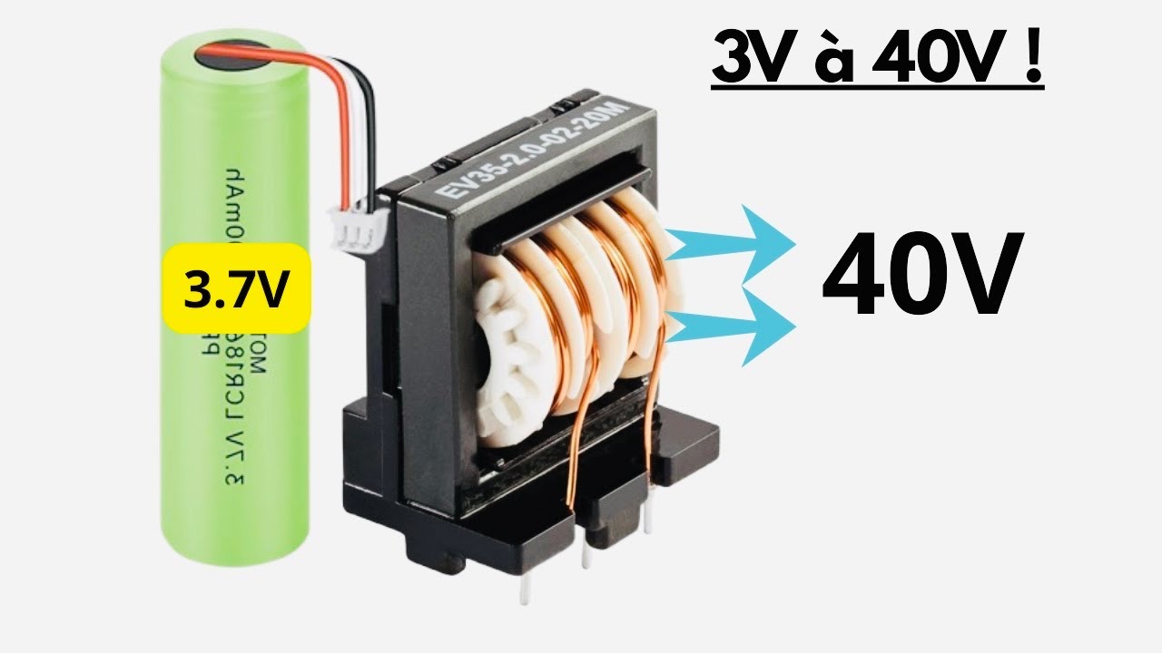 3V à 40V avec ce montage !