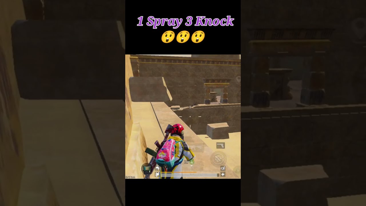 1 Spray 3 Knock #shorts #shot #bgmi #gaming