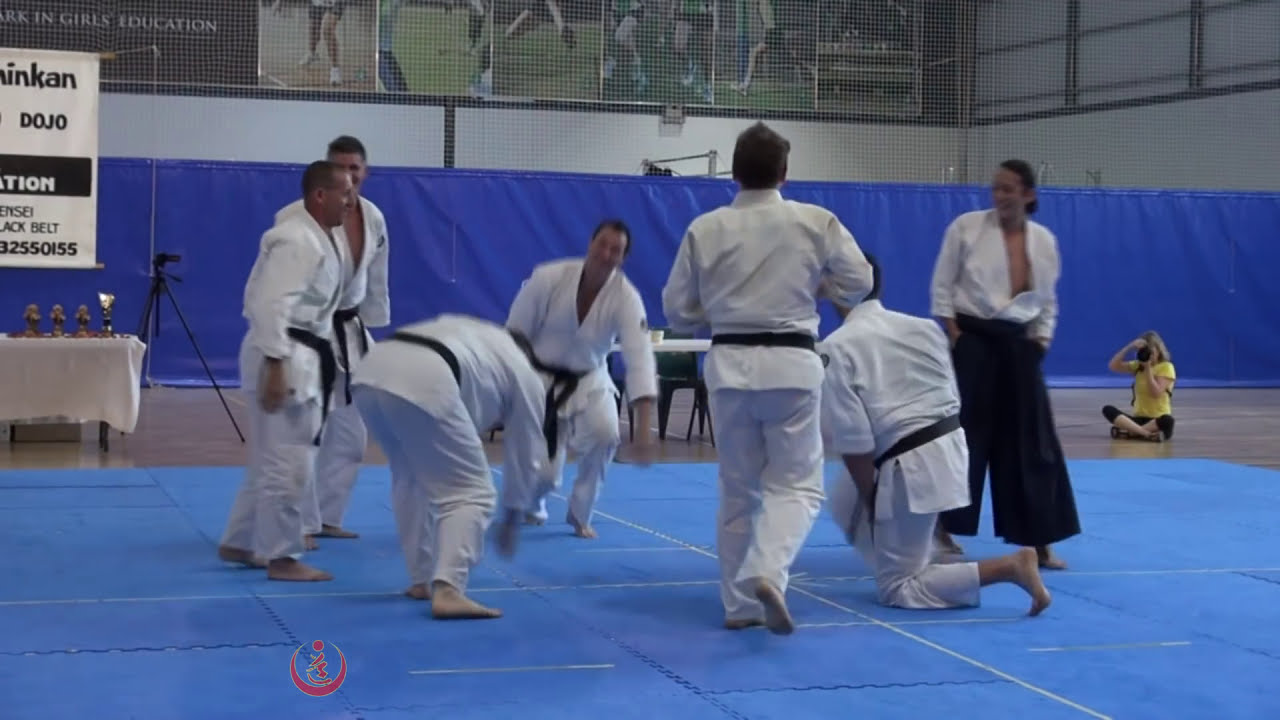 Aikido Yoshinkan Brisbane Dojo 21st Demo 2016 Mori Shihan 7th Dan  「実戦即応技と合気」森道治 師範