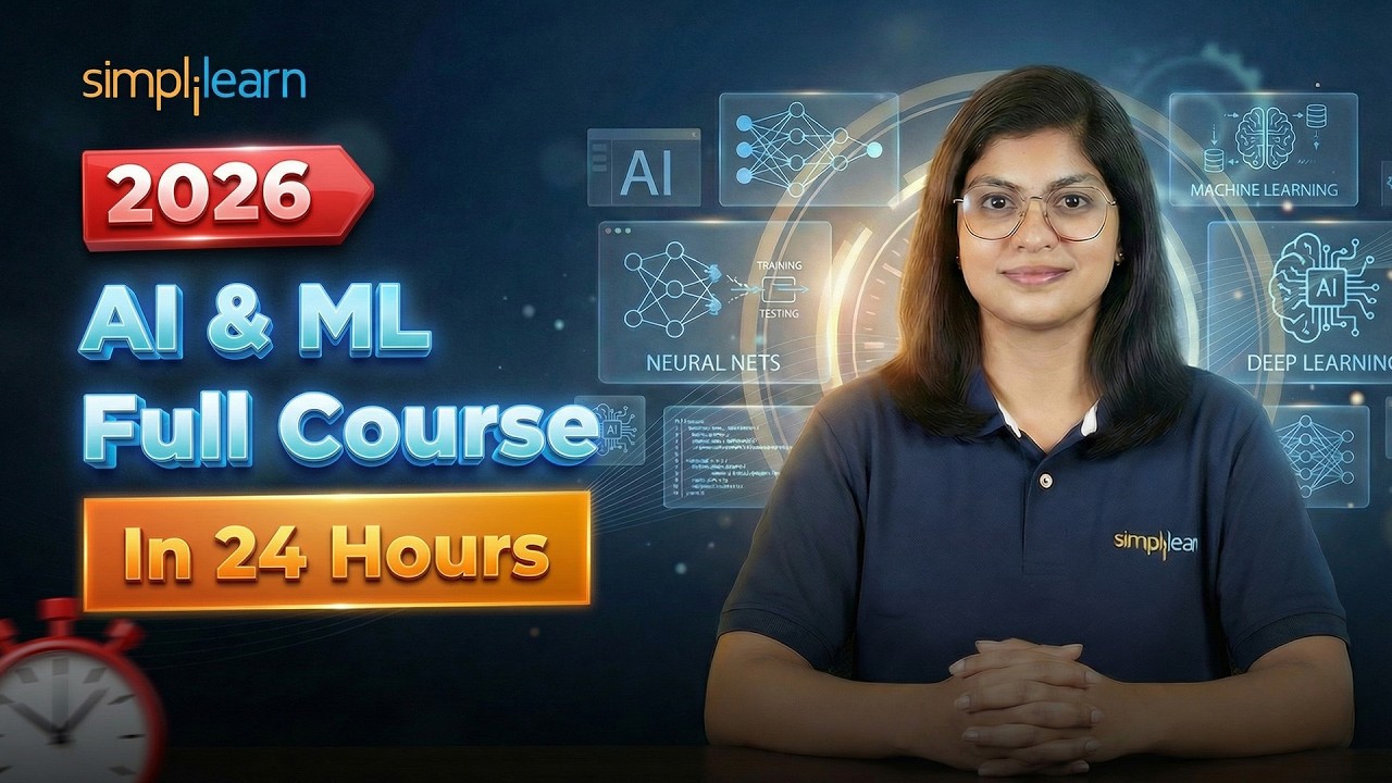 AI and Machine Learning Full Course 2026 | AI & Machine Learning Tutorial For Beginners | Simplilern