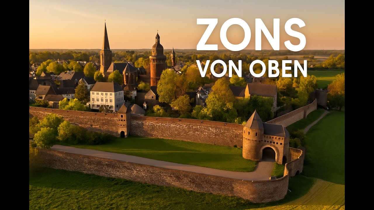 Drohnenflug über Zons – Freundschaft & Frühlingsgefühle