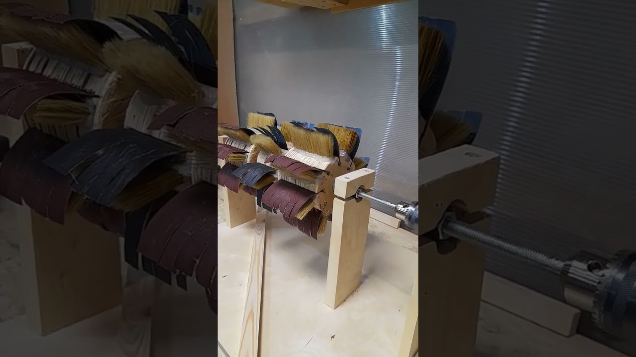 De-tero своими руками. щеточный шлифовальный станок