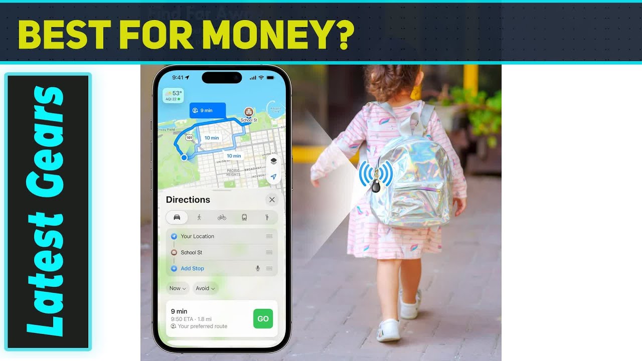 GPS Tracker for Kids 4-Pack – Best Hidden Security Tags for Children & Pets
