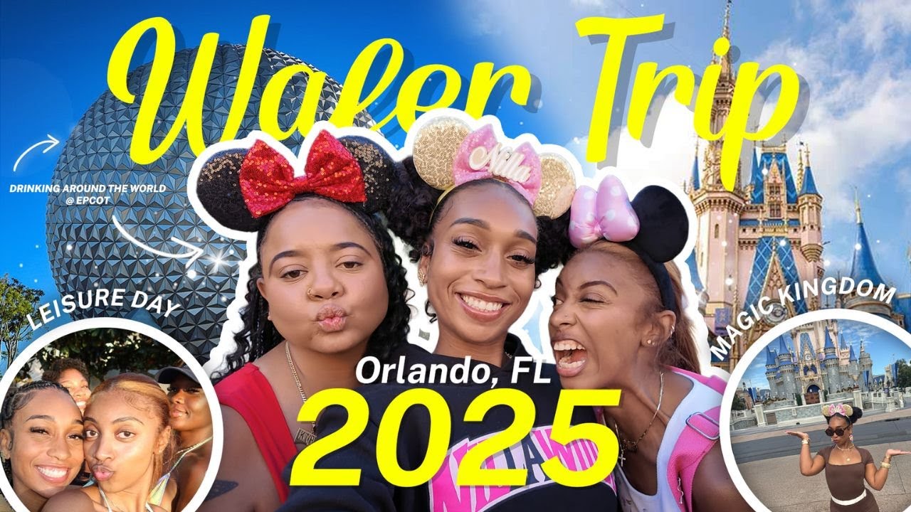 Orlando Girls Trip Vlog✈️: WAFERS TAKE DISNEY WORLD 🏰✨  | Soft Life, Friendship & SHENANIGANS