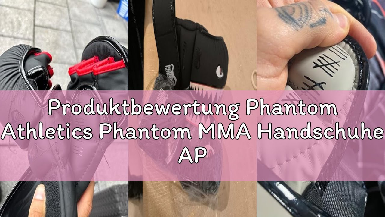 Produktbewertung Phantom Athletics Phantom MMA Handschuhe APEX | Profi Gloves für Sparring, Fight, B