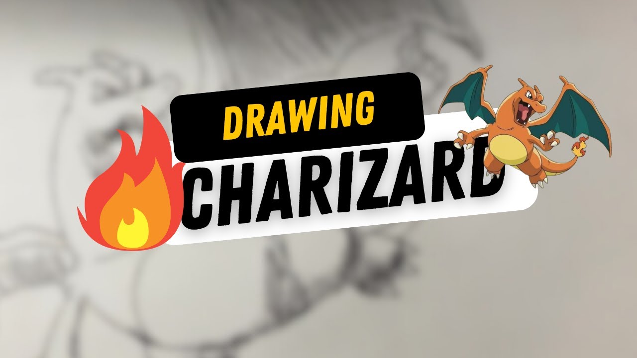 Blazing Glory! Drawing Charizard from Pok&eacute;mon | InkSpot 🔥🛡️