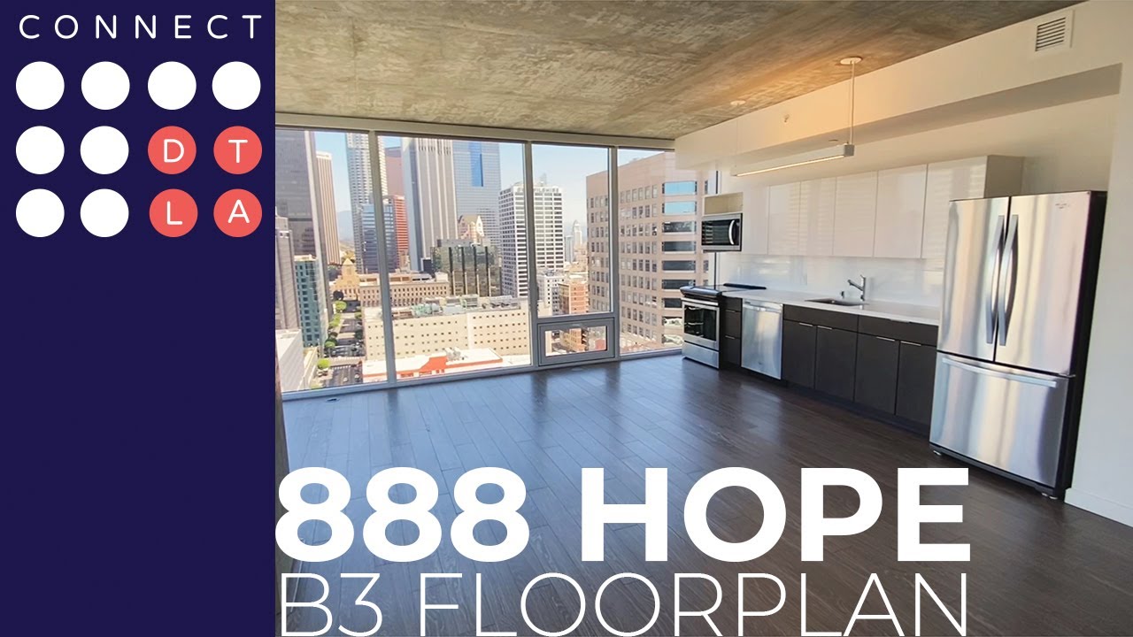 CONNECT DTLA - 888 Hope's B3 2br Floor Plan