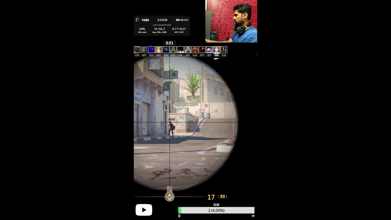 FACEIT Grind 🔥 Road to Level 10 | CS2 India Live (Portrait)