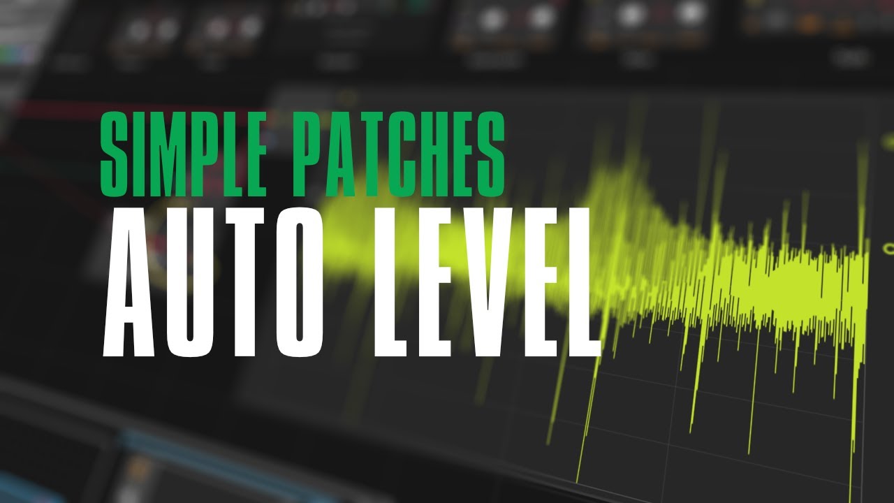 Auto Leveler with Bitwig  -  Auto Gain Stage