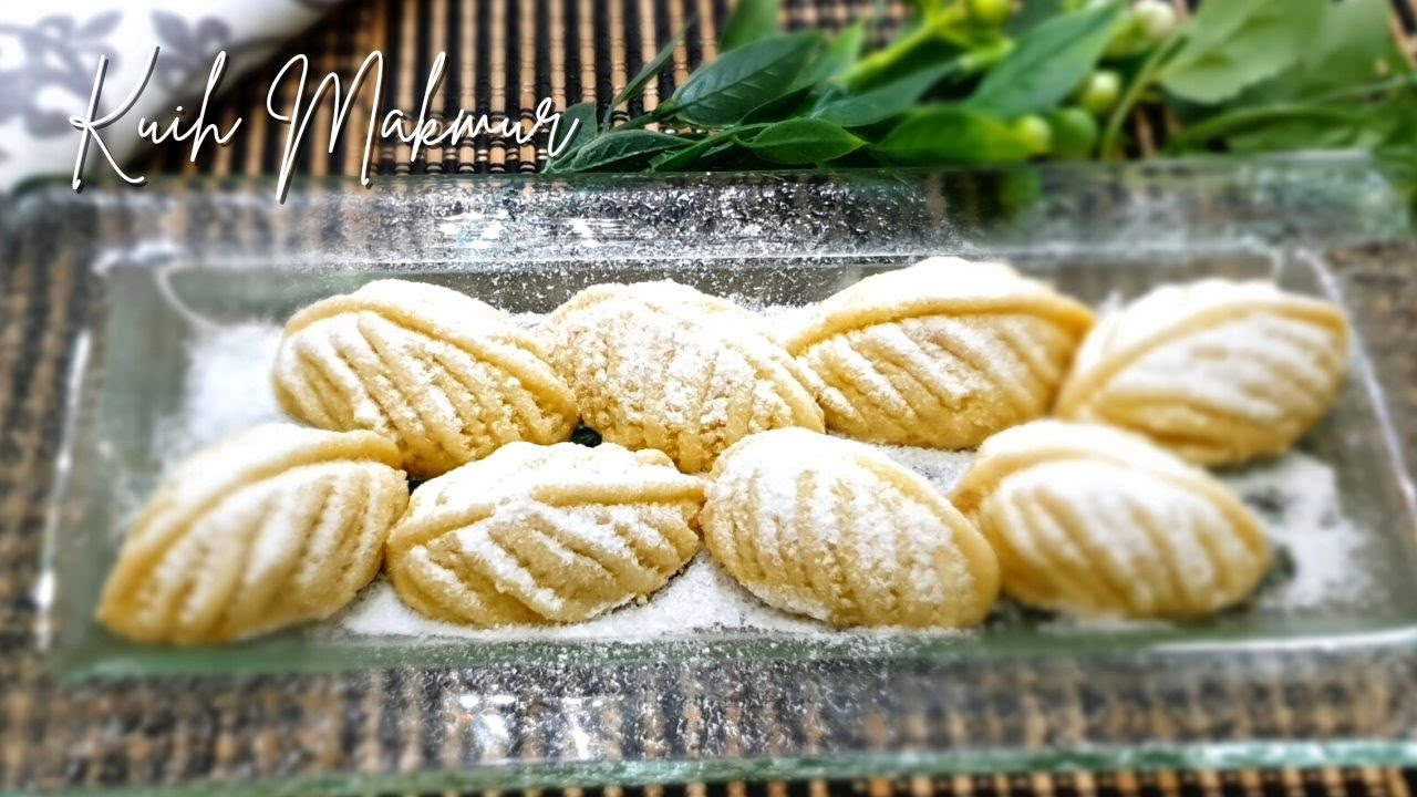 Kuih Makmur Yang Gebu Dan Cair Di Mulut | Indulge Melt-in-Mouth Kuih Makmur Cookies