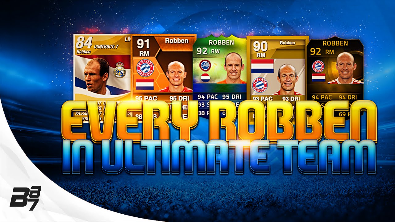 EVERY ROBBEN CARD IN ULTIMATE TEAM!