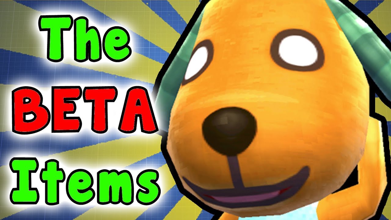 The REMOVED/BETA Items?! - Animal Crossing City Folk