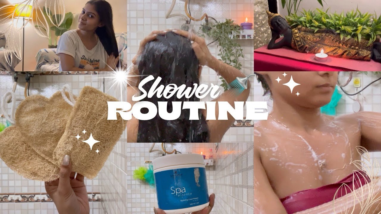 My Relaxing Shower Routine | Self Care & Fresh Skin ✨🚿