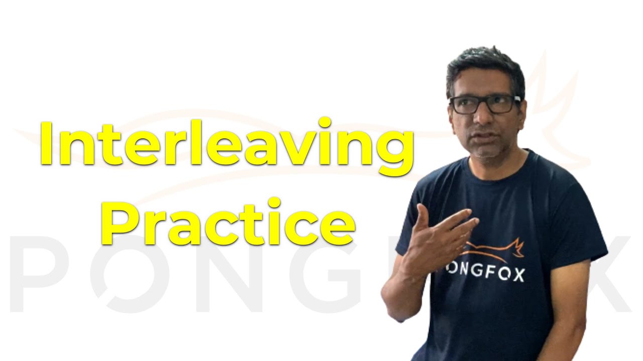 Interleaving practice to learn table tennis faster