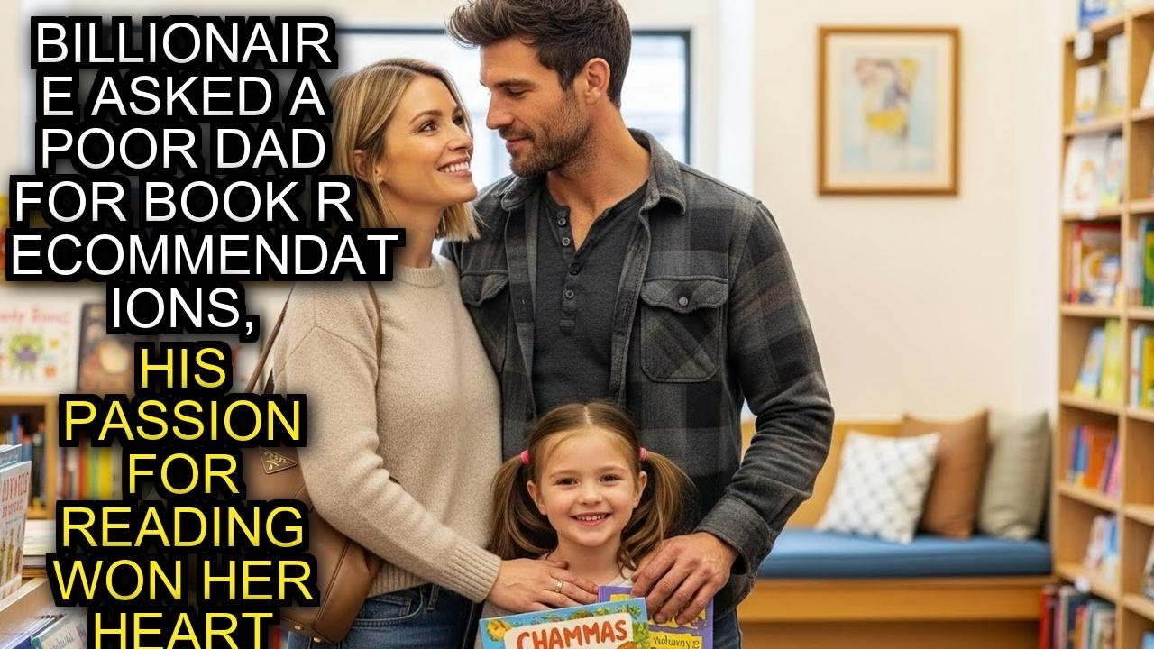 Billionaire Asked A Poor Dad For Book Recommendations, His Passion For Reading Won Her Heart