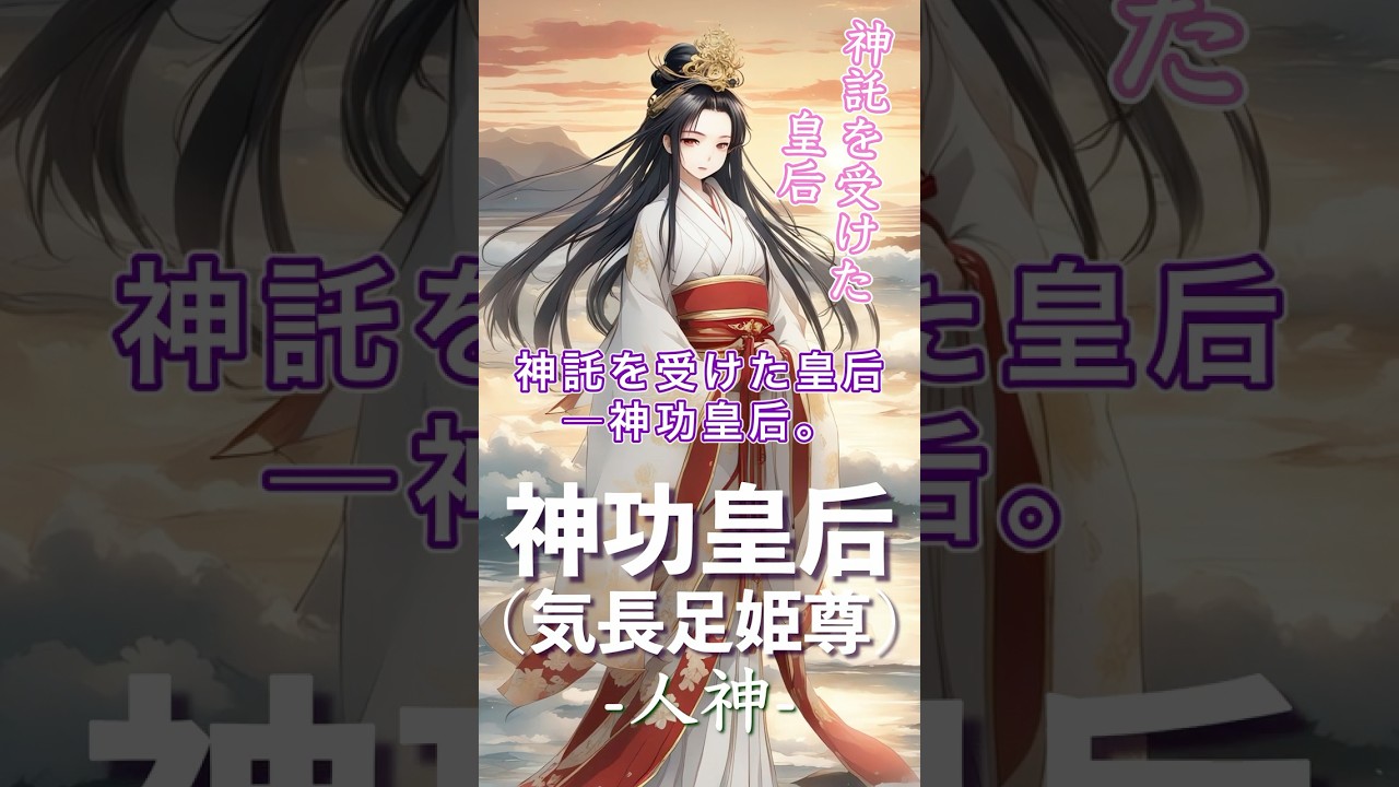 【神様紹介】神託を受けた皇后 | 神功皇后（気長足姫尊） #日本神話 #神様紹介 #古事記 #日本書紀 #神功皇后 #息長帯比売命 #八幡神 #安産