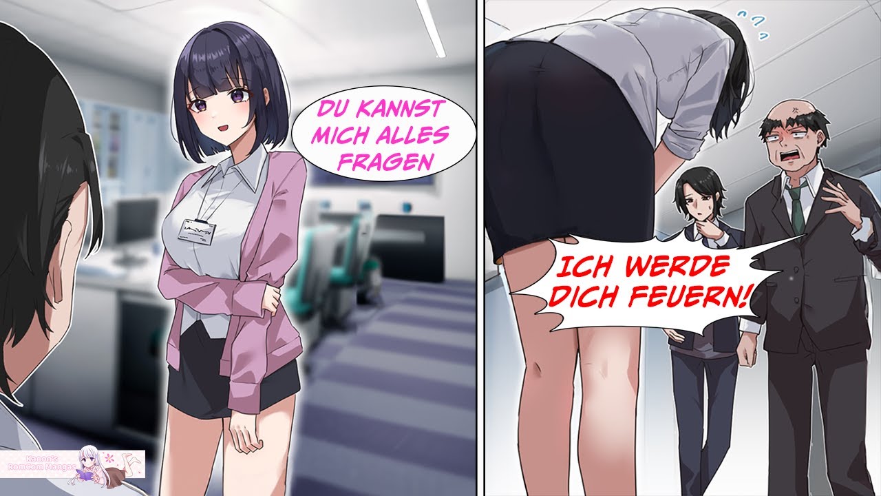 Ich gebe vor, ein Angestellter zu sein, und verhindere, dass eine hübsche Mitarbeiterin gefeuert…
