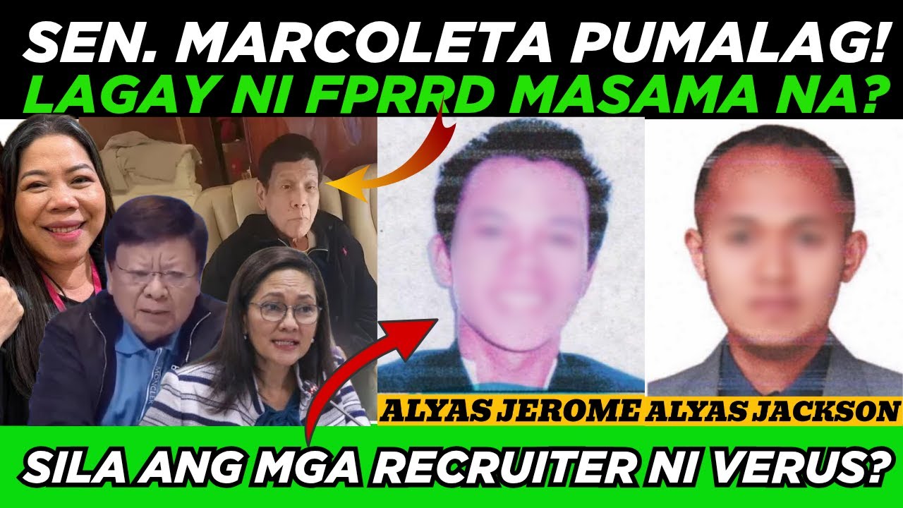 HULI SI VERUS DITO! SEN. MARCOLETA MAY BWELTA SA PCO NI NGAGBA! FPRRD MASAMA ANG LAGAY? #duterte