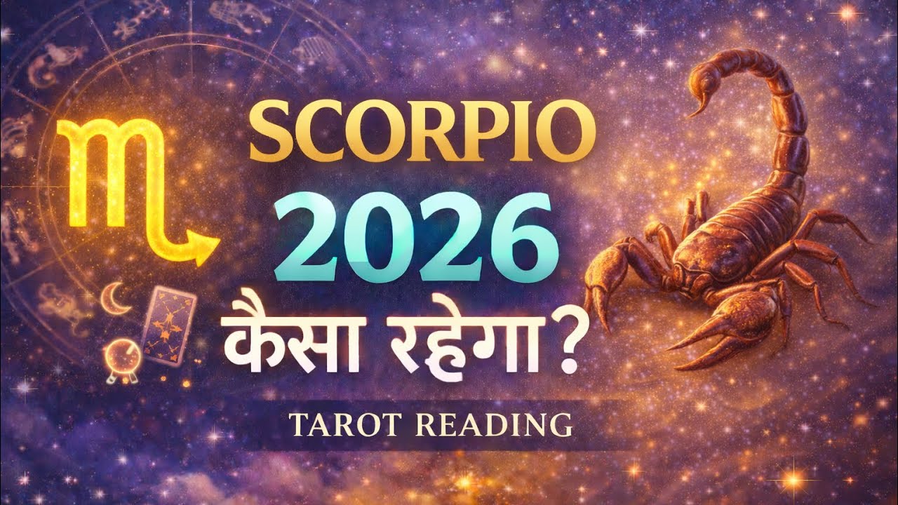 वृश्चिक राशि 2026 Tarot Reading | Scorpio Horoscope 2026 | Love, Career, Money & Future Prediction