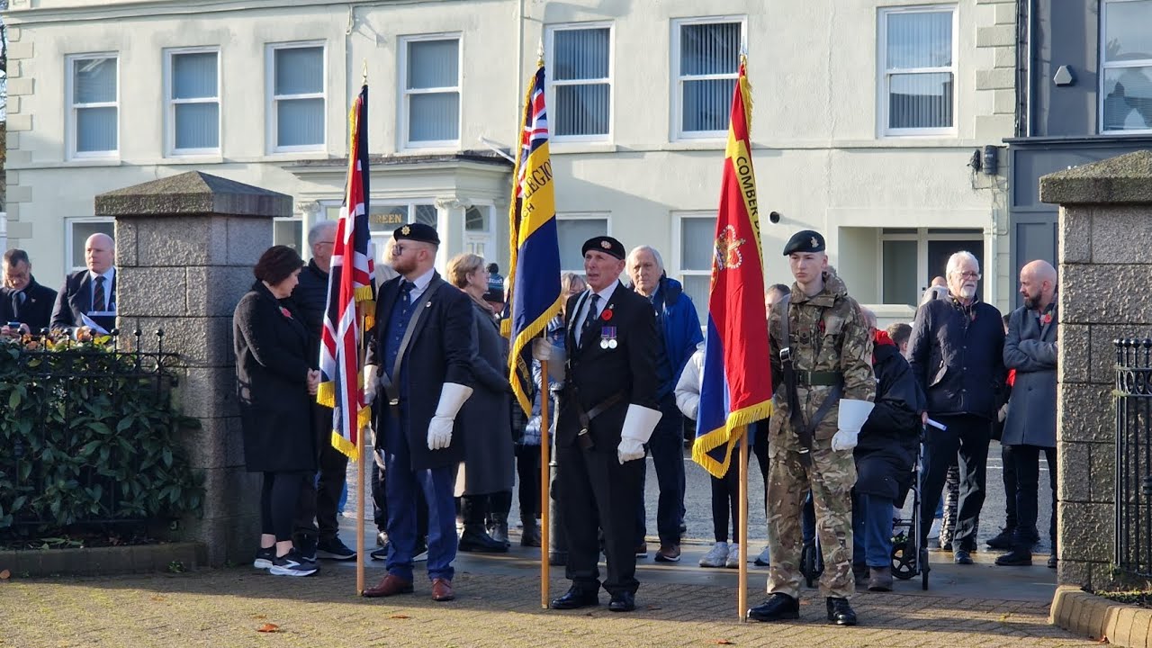 Comber Branch Royal British Legion Service of Remembrance & Wreath Laying 9.11.25