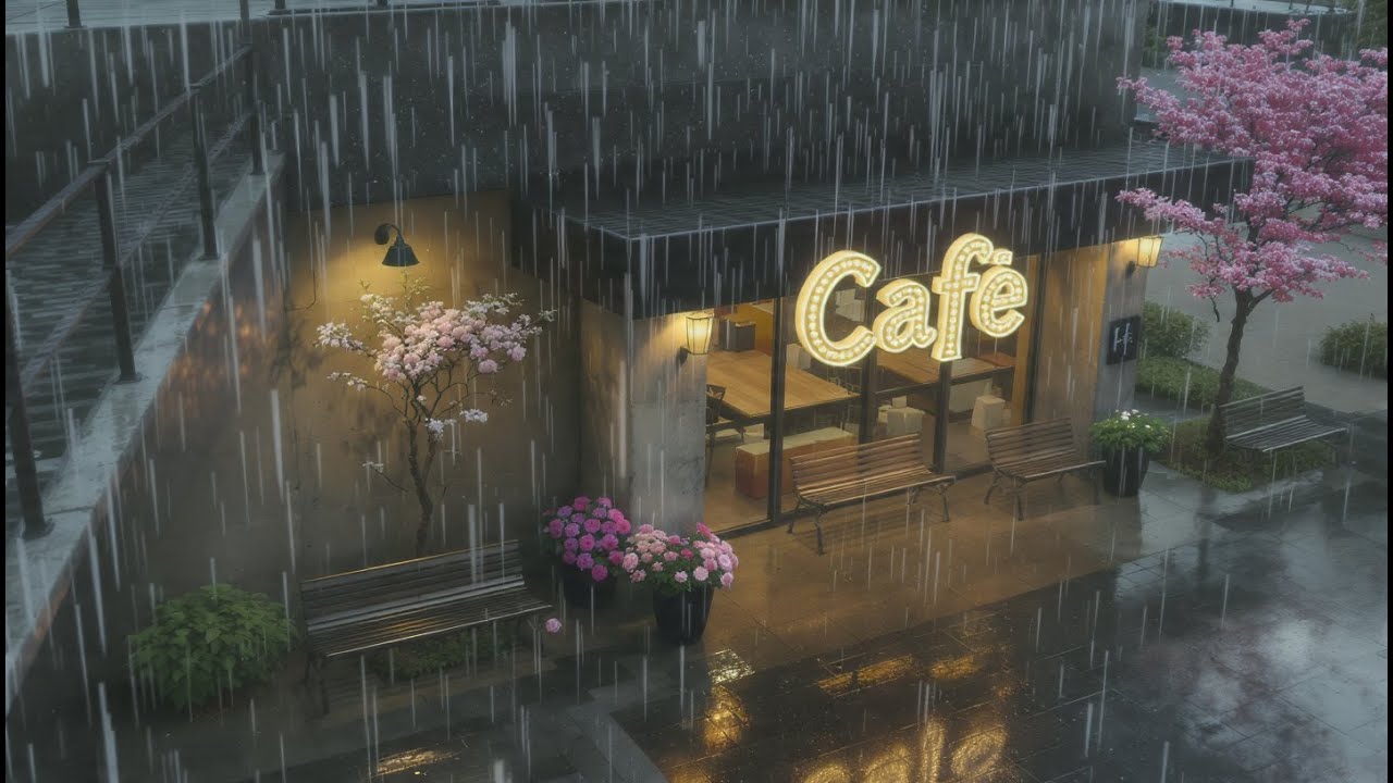 Late Night Study Session | Coffee Shop