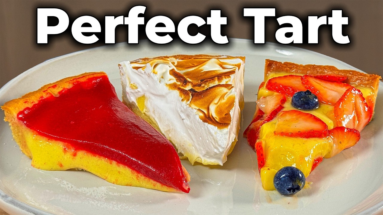 Super Creamy Custard Tarts Topped 3 Ways
