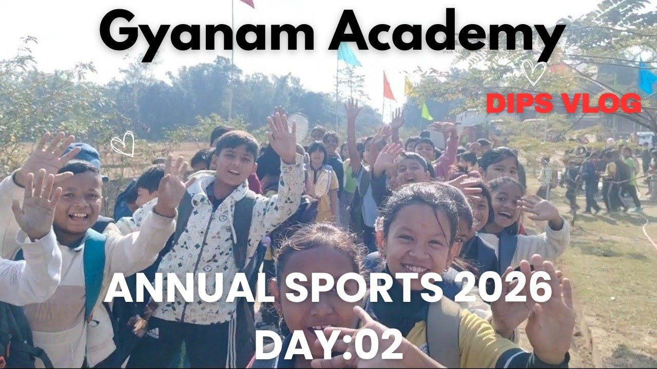 Ежегодный спортивный день 2026 года: 02 #gyanamacademy #viral #trending #education