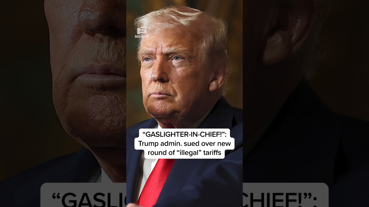 &lsquo;GASLIGHTER-IN-CHIEF!&rsquo;: Trump admin. sued over new round of &lsquo;illegal&rsquo; tariffs