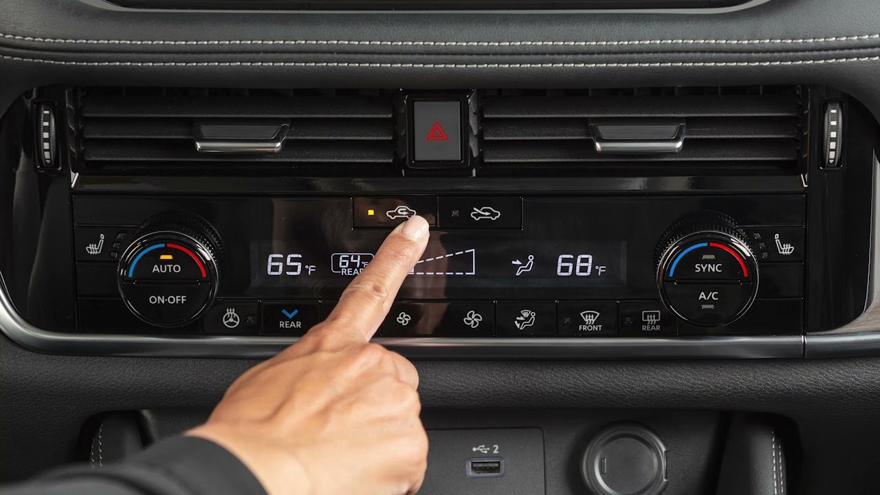 2022 Nissan Rogue - Heater and Air Conditioner (automatic) (if so equipped)