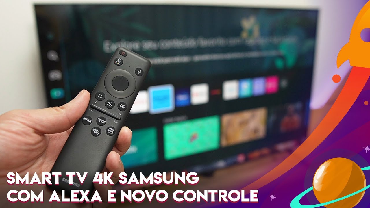 LIGANDO PELA PRIMEIRA VEZ SMART TV SAMSUNG UHD 4K CU7700 2023: TV BARATA 4K COM ALEXA E MUITO MAIS