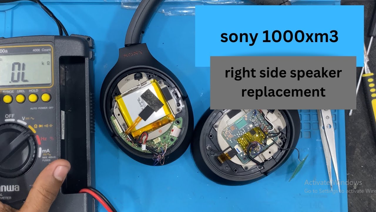 sony1000xm3 right side not working | sony headset repair | sony