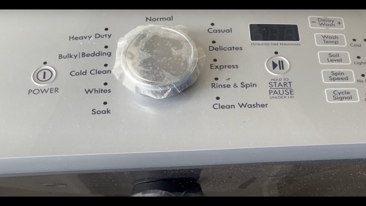 Kenmore 600 Series Washing Machine Diagnostic Mode Guide