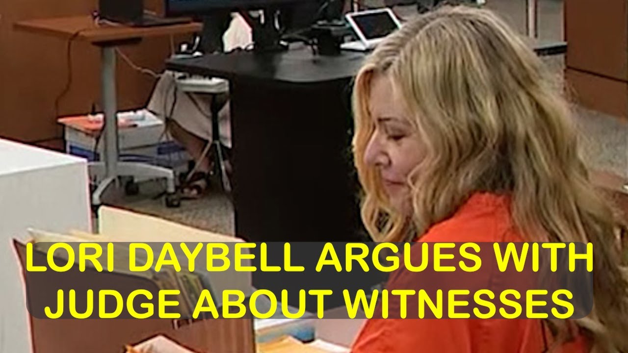 Lori Vallow Daybell argues with judge about witnesses in her trial