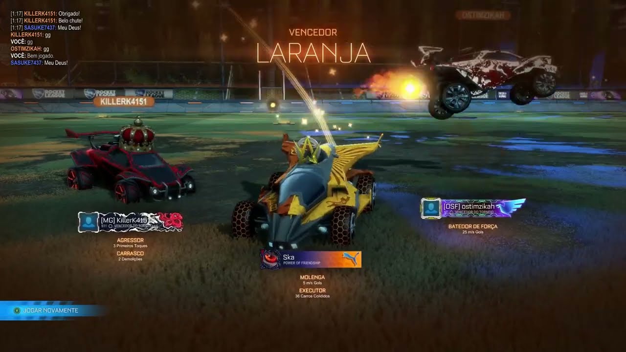 Rocket League™ 3v3 Competitivo 3x2 250125